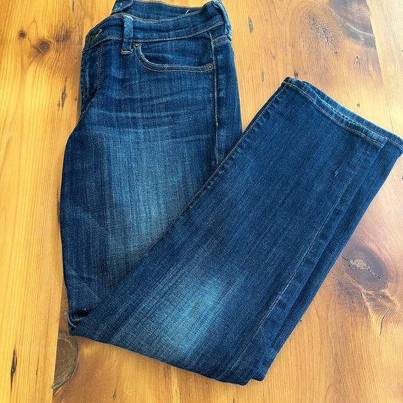 Lucky Brand Women's Straight Leg Jeans - Dark Blue - Picture 2 of 3